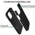 thumbnail image 4 of DuraSafe Cases iPhone 12 DuraSafe Cases iPhone 12 PRO 2020 6.1 Inch A2172 A2402 A2341 A2406 A2404 A2403 A2408 A2407 Protective Reinforced Shockproof Corner TPU Case with Matte Finish Back - Black, 4 of 5