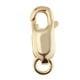 thumbnail image 5 of Broche de Langosta de Loro de Plata de Ley 925 con Pera Pequeña con Fornituras de de Salto Abierto Soledad Cierre de langosta con anillo de salto, 5 of 10