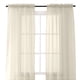 thumbnail image 1 of Elegant Comfort Panel transparente de 2 piezas con bolsillo para barra de 2 pulgadas - Cortinas para ventana de 40 pulgadas de ancho x 84 pulgadas de largo, color beige, 1 of 1