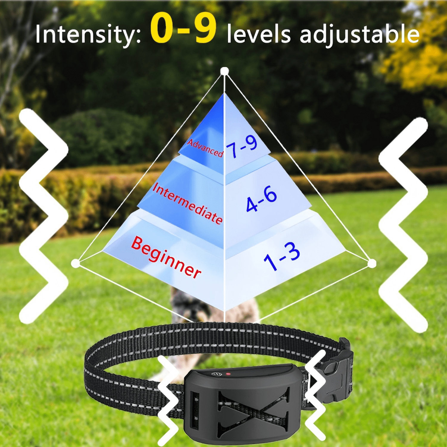 Wireless Dog Fence, Electric Dog Fence & Training Collar with Remote, Dog Boundary Container System,Adjustable Control Range, Rechargeable, Waterproof, for All Dogs,for 1 2 3 dogs
