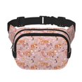 thumbnail image 1 of Fotbe Beautiful Fox Cangurera Cuadrada con Estampado de Doble Capa, Bolsa de Cintura Ajustable Mini para Hombres y Mujeres, 1 of 9