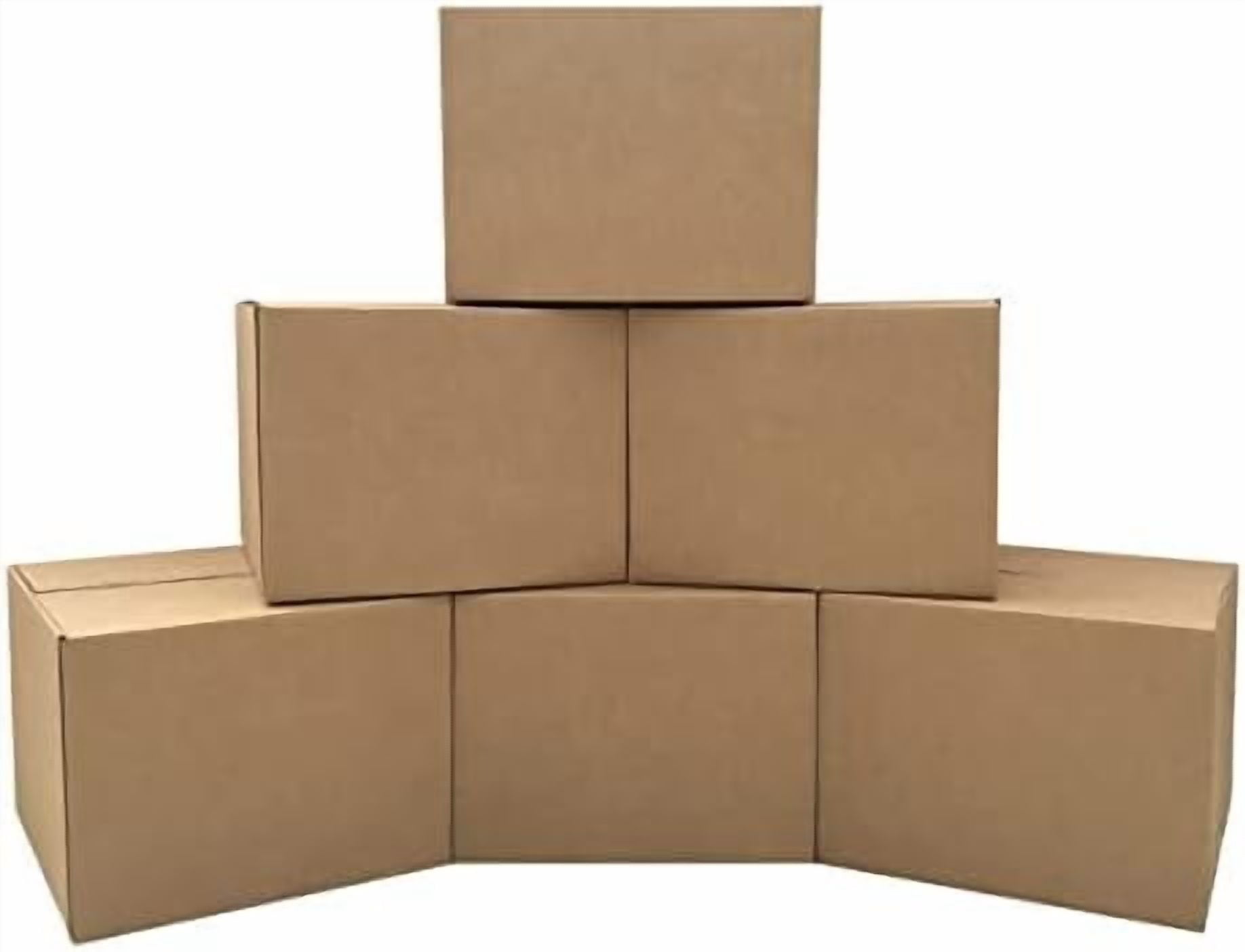 Large Moving Boxes 20'' x 20'' x 15'' (Pack of 6), Corrugated Cardboard Boxes for Packing, Shipping & Moving