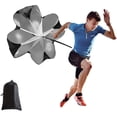 thumbnail image 1 of Parachute d'Entraînement de Vitesse de Course avec Sangle Réglable, Sac de Transport Gratuit Parachute de Course de Résistance de Chute de Vitesse pour les Jeunes et les Adultes, 1 of 3
