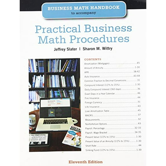 Pre-Owned PRAC.BUS.MATH PROC.-BUSINESS MATH HNDBK Jeffery Slater (Unknown) 0077533801 9780077533809