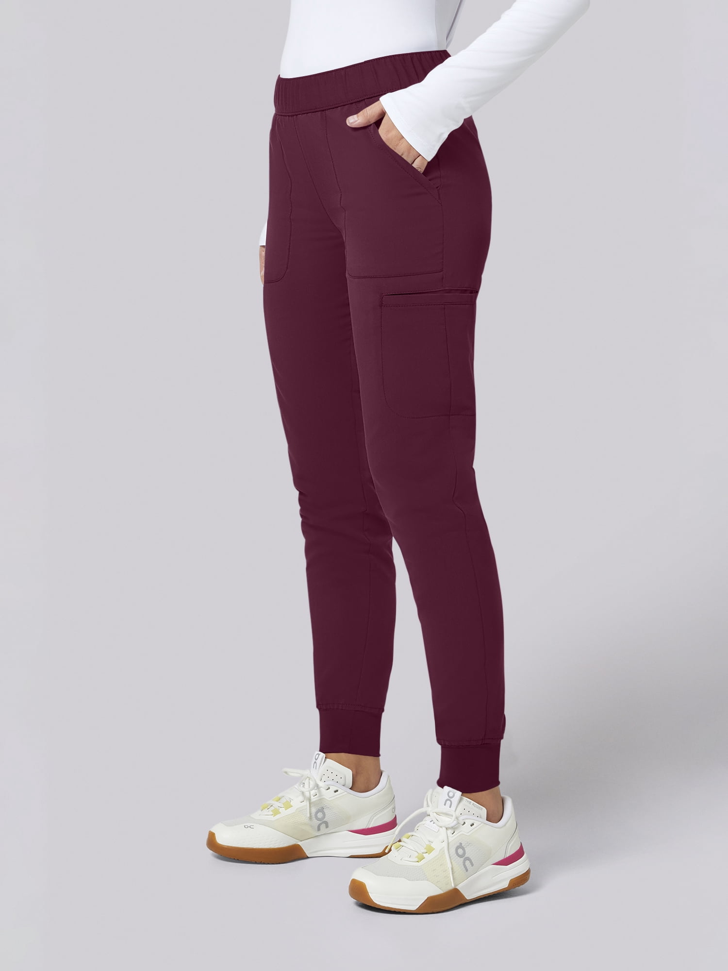 Scrubstar Ultimate Women’s Antimicrobial Cargo Jogger Scrub Pant, Sizes XS–3XL