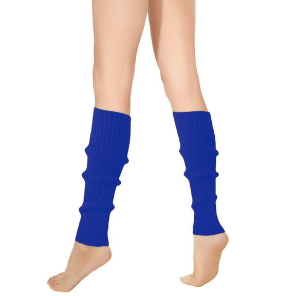 STETMN Women's Ribbed Leg Warmers 80s Neon Fall Winter Knitted Thermal Socks for Sport