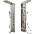 thumbnail image 1 of American Imaginations Rectangle Wall Mount CUPC Approved Stainless Steel Shower Panel In Brushed Stainless Steel Color AI-34370, 1 of 9
