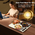 thumbnail image 4 of Aordeep 15x15in Food Warming Mat with 9 Temp Settings, for Meals, Sauces, Small Gatherings, 4 of 5