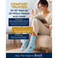 thumbnail image 6 of Pembrook Unisex Non-Binding Diabetic Ankle Socks, Mixed Flowers, Medium, 6 Pairs, 6 of 7