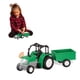 thumbnail image 1 of Tractor de juguete impulsado por Battat Micro a escala 1:24 con remolque, 1 of 5