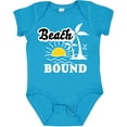 thumbnail image 3 of Inktastic Beach Bound with Sun and Palm Trees Boys or Girls Baby Bodysuit, 3 of 5