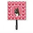 thumbnail image 2 of Carolines Treasures SS4508SH4 Boxer Hearts Love and Valentines Day Portrait Leash or Key Holder Single Hook multicolor, 2 of 2