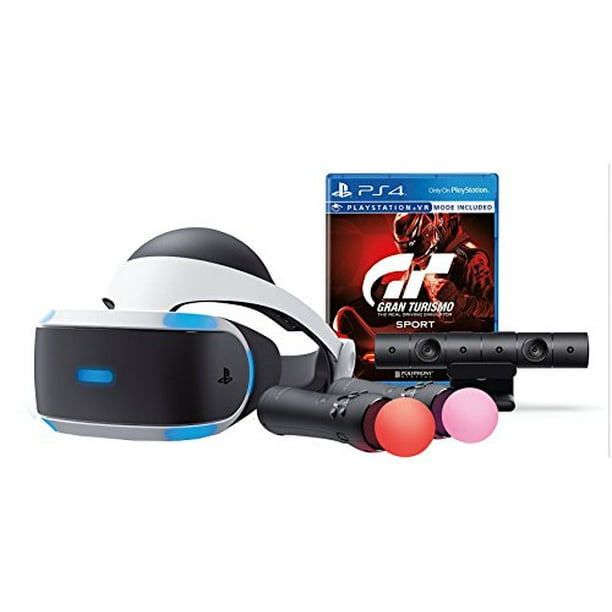 PlayStation VR Bundle (2 Items)- Gran Turismo Sport Bundle and PlayStation Move Motion Controllers - Two - Walmart.com