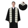 thumbnail image 4 of Logiee Horses Grazing On Meadow Print Unisex Adult Graduation Stole Shawl 72" Long for Academic Commencements Shawl-Sharp Corner, 4 of 7