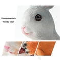thumbnail image 4 of Chanana Reading Bunny Statue Decor, Resin Easter Rabbit Figurine Sculpture Collectible for Home Desktop Ornaments and Garden Lawn Decoration, Gray, 4 of 6