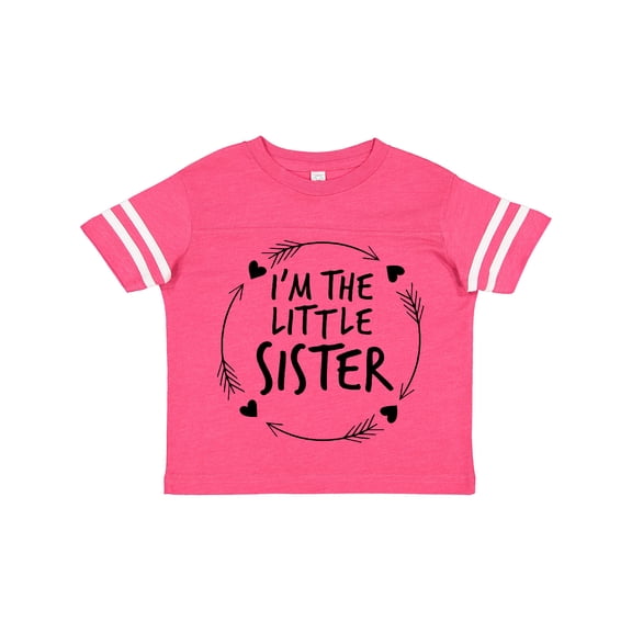 Inktastic I'm the Little Sister Girls Toddler T-Shirt