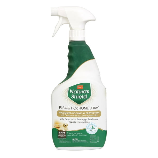 Hartz Nature S Shield Flea Amp Tick Home Spray With Cedarwood Amp Lemongrass Oils 32oz Walmart Com