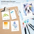 thumbnail image 5 of Arteza Water Brush Pens, Assorted Shapes, 4 Count, Nylon, 5 of 7