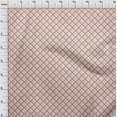 thumbnail image 4 of oneOone Cotton Jersey Dark Peach Fabric Geometric Dress Material Fabric Print Fabric By The Yard 58 Inch Wide, 4 of 4