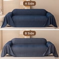 thumbnail image 5 of Smuge Sofa Cover, Sectional Couch Cover Protector Slipcover for 3 Cushion Couch L Shape Sofa towel Throw Sofa Loveseat Cover for Pets Dogs Cats (71"x 134", Navy), 5 of 7