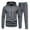 Dark Gray, variant on Men Summer Outfits Young La Men Portly Suits for Men Tuxedo for Tux 3 Piece Boys Suits Peak Lapel Suit 3 Piece Suit Separates Party Prom And Mens Fashion Casual Sports Loose Grey M