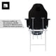 thumbnail image 5 of Sillon Camilla Para Pestañas Faciales Big Room Silla Cama Para Masaje Negro HM3615.2.6, 5 of 7