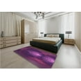 thumbnail image 4 of Ahgly Company Indoor Rectangle Patterned Orchid Purple Area Rugs, 7' x 10', 4 of 6