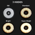 thumbnail image 6 of GRANDPATIO Cordless 12 LED Offset Rechargeable Cantilever Umbrella Lamp 3 Modes with Remote Control for Tents, 2.48in(H), 6 of 7