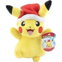 Pokemon 8" Pikachu Plush with Red Hat Accessory - Officially Licensed - Generation 1 - Stuffed Animal Toy Figure - Gift Kids, Boys, Girls - 2 