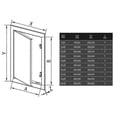 thumbnail image 3 of Access Panel Stainless Steel Inspection Door Revision.., 3 of 5