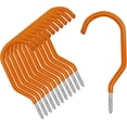thumbnail image 1 of 12 Pcs Crochets de Rangement pour Vélo Orange Robustes Crochets Muraux pour Vélo Grands Crochets à Vis pour Mur, Plafond Assurant une Utilisation Durable, 1 of 5