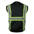 thumbnail image 2 of truecrest Two Tones Protective Safety Vest, Black, 3XL, 2 of 4
