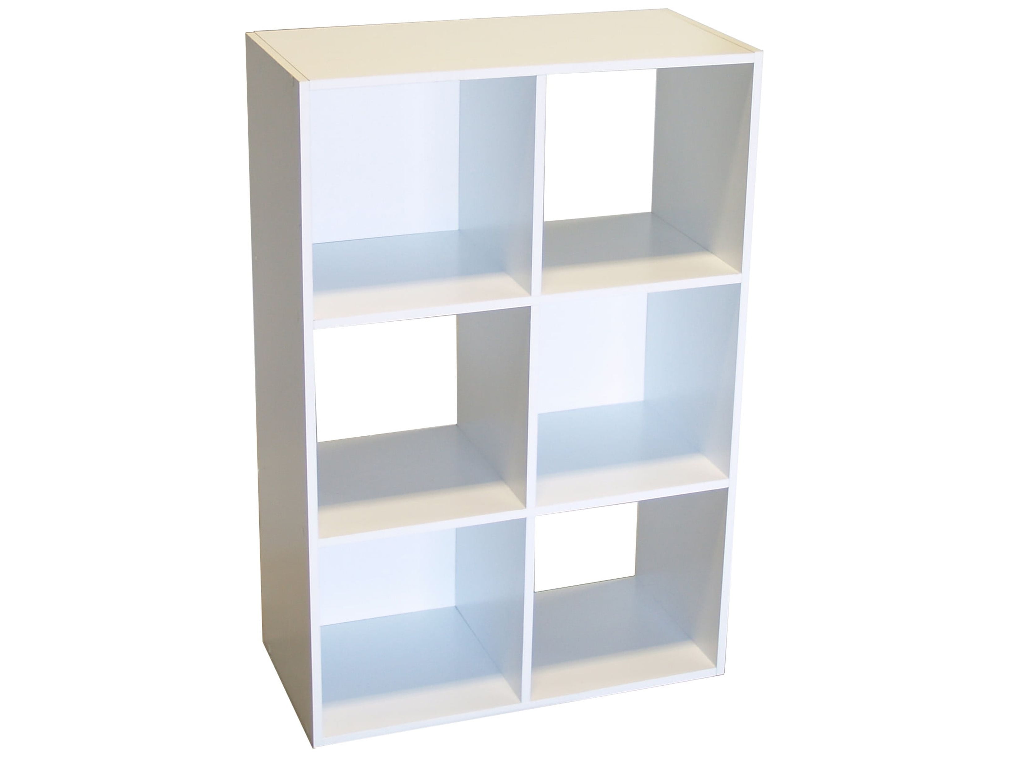Proman Products 6 Cube Bookcase, White