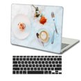 thumbnail image 1 of KSK KAISHEK Compatible MacBook Pro 15 inchs Case 2019 2018 2017 2016 Rel. Model A1990 A1707, Plastic Protective Case Hard Cover + Black Keyboard Cover, Rose series 0033, 1 of 5
