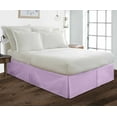 thumbnail image 1 of Pleated Bed Skirt Lilac Short Queen Size 22 Inch Tailored Drop, Soft Double Brushed Hotel Quality Microfiber Bed Skirt Luxury, Easy to Care Wrinkle & Fade Resistance, 1 of 3