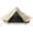 Khaki（5M/16.4ft Tent）, variant on 4m Outdoor Waterproof Sunshade Luxury Camping Tent, Lightweight 300D Oxford Yurt Tent, Family Bell Tent with 2 Stove Sockets (4-6 People)