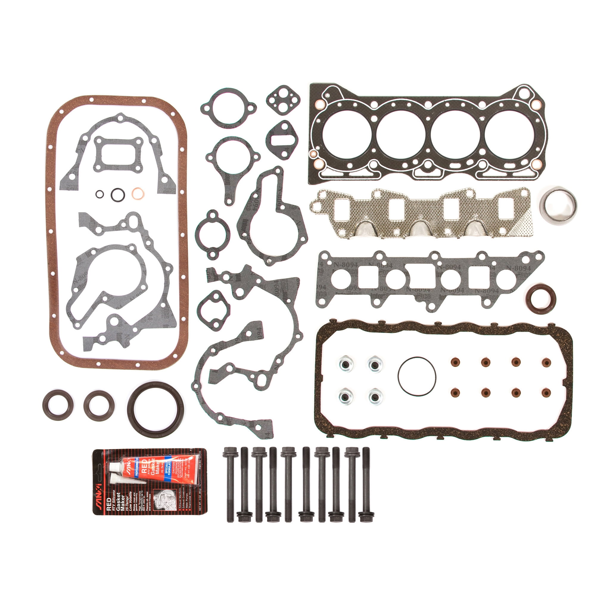 Evergreen Full Gasket Set With Head Bolts - FSHB8-20500 - Engine Rebuild Kit - View #7