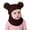 Coffee, variant on Angala Baby Warm Knit Earflap Hat With Soft Thermal Winter For Infant Boys Girls Cozy Stylish Basic Bomber Hats