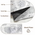 thumbnail image 6 of Gray Coastal Area Rugs 5'x8', Washable Small Throw Rugs for Classroom Bedroom, Summer Beach Ocean Coral Conch Shell Indoor Outdoor Rug Non-Slip Low Pile Carpet Runner Reversible Floor Mats, 6 of 8