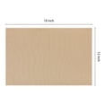 thumbnail image 4 of REGALWOVEN 6 Pack Place Mats, Placemats for Kitchen Dining Table Decor Heat Resistant Table Placemats Wipeable Table Mat Gold 18*12in, 4 of 7