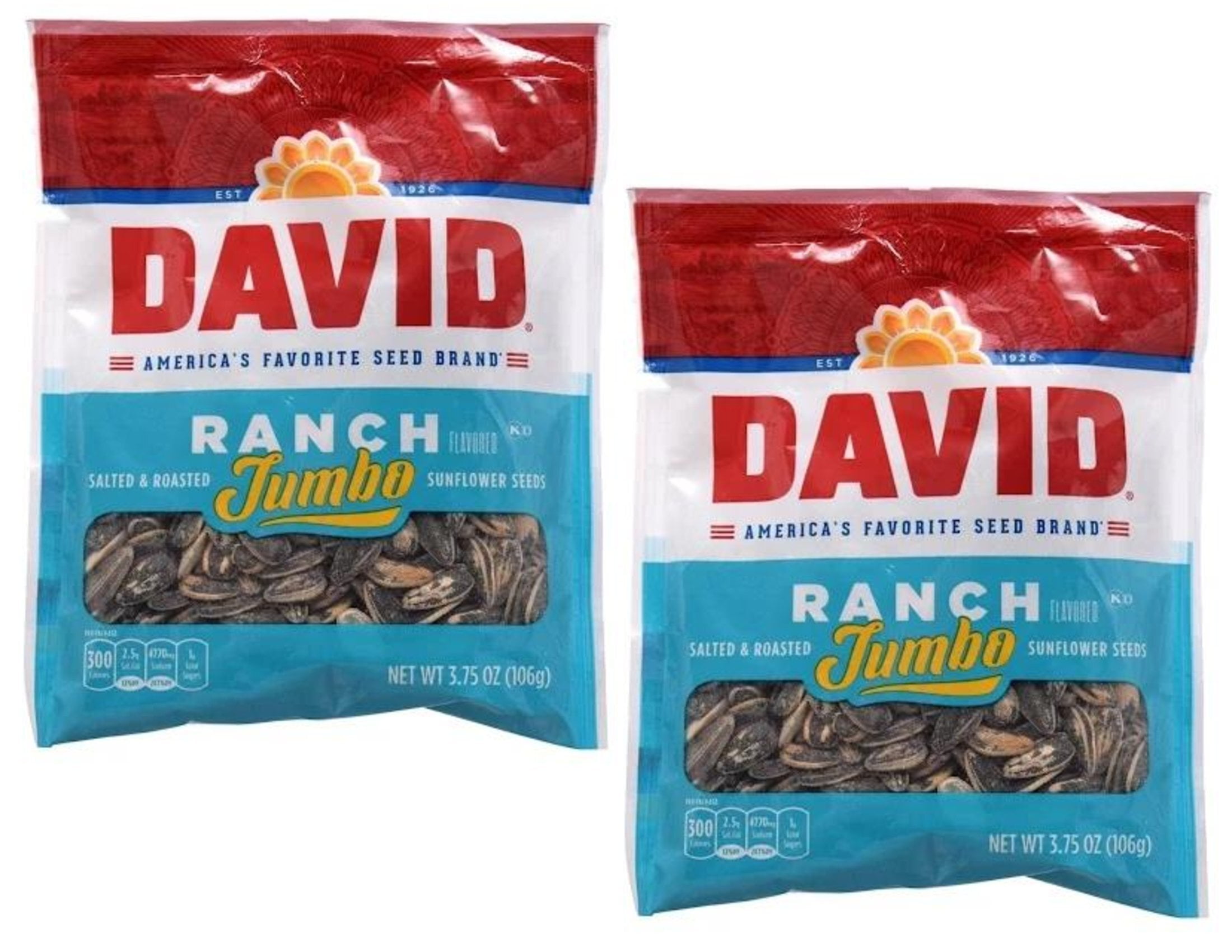 CGT David Ranch Flavored Salted & Roasted Jumbo Sunflower Seeds No