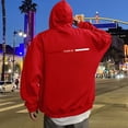thumbnail image 1 of MHFRRA Sudadera con Capucha con Estampado de Letras para Un Uso Diario Cómodo, Ideal para Salidas Informales y Capas Elegantes Rojo, 1 of 5