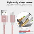 thumbnail image 5 of HomeLife Copper Core Nylon Braided Cord High Strength Anti-winding Phone Data Cable Micro USB Interface 2A Fast Charging Cable for Android, 5 of 13
