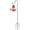 Silver, variant on 62" Shepherds Hooks for Outdoor, Bird Feeder Pole with 5 Prong Base, Adjustable Height Shepherds Hook for Hummingbird Feeder, Bird Feeder, Lightweight Plant, Wind Chimes, Lanterns (1 Pack)