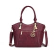 thumbnail image 2 of MKF Collection Lucy Women's Tote Bag, Crossbody Bag Vegan Leather Shoulder Bag Hanbag Purse by Mia K -Burgundy, 2 of 2