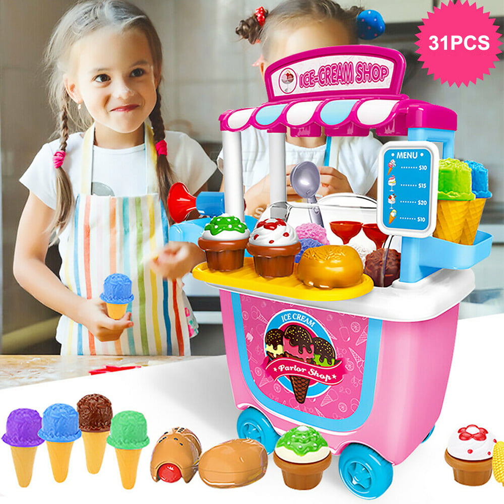 Kids Kitchen Toys Girls Role Play Pretend Cook Set Toy Creative Children’s Gift 