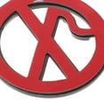 thumbnail image 2 of MOVTOTOP No Smoking Metal Sticker Reminder Sticker Do Not Smoke Sign Warning Decal, 2 of 6