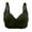 Army Green, variant on Penkiiy Women Bras Woman's Solid Color Comfortable Hollow Out Perspective Bra Underwear No Rims Yellow Bras