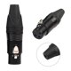 thumbnail image 5 of 10 Uds. Adaptadores de enchufe de soldadura de Cable conector hembra XLR de 3 pines para micrófono DIY Tmvgtek Para estrenar, 5 of 6