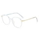 thumbnail image 5 of Gafas para miopía de estilo artístico con protección contra la luz azul, de color transparente, multifuncionales y versátiles., 5 of 6